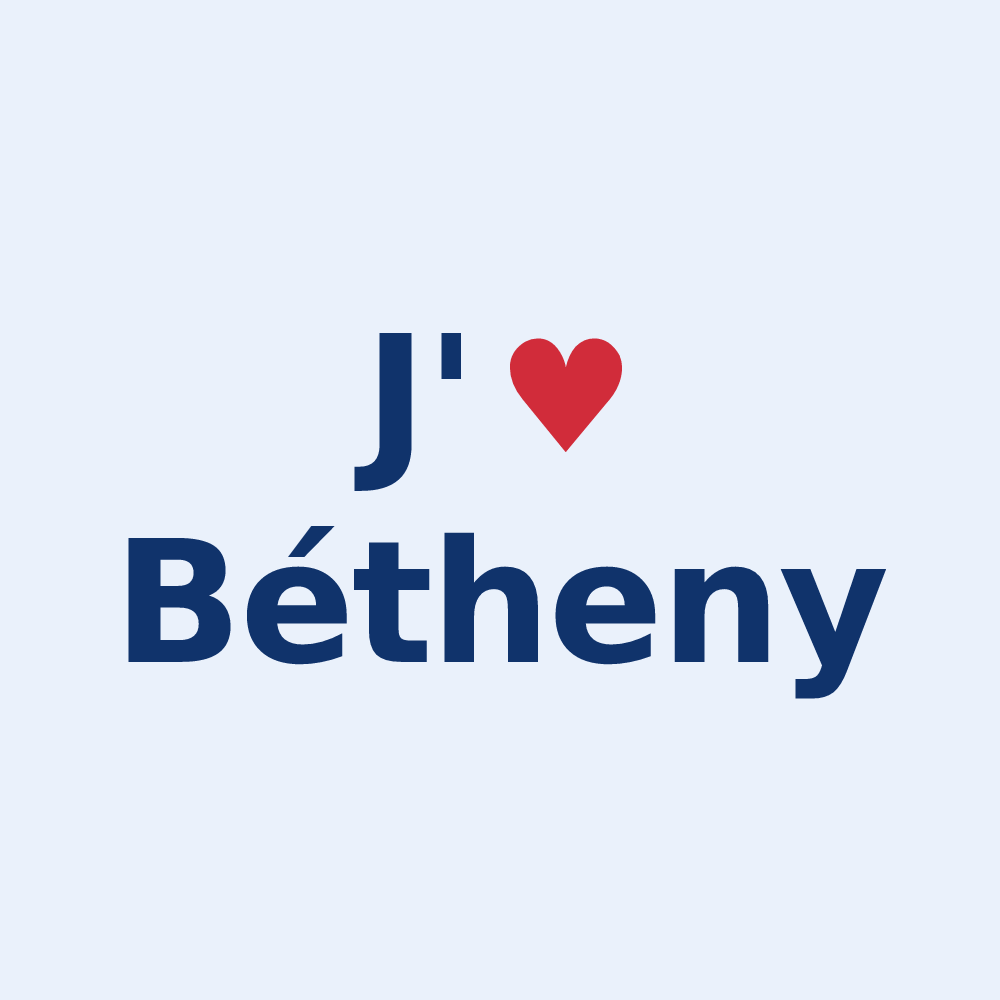 Sticker personnalisé Bétheny — design J'aime Bétheny