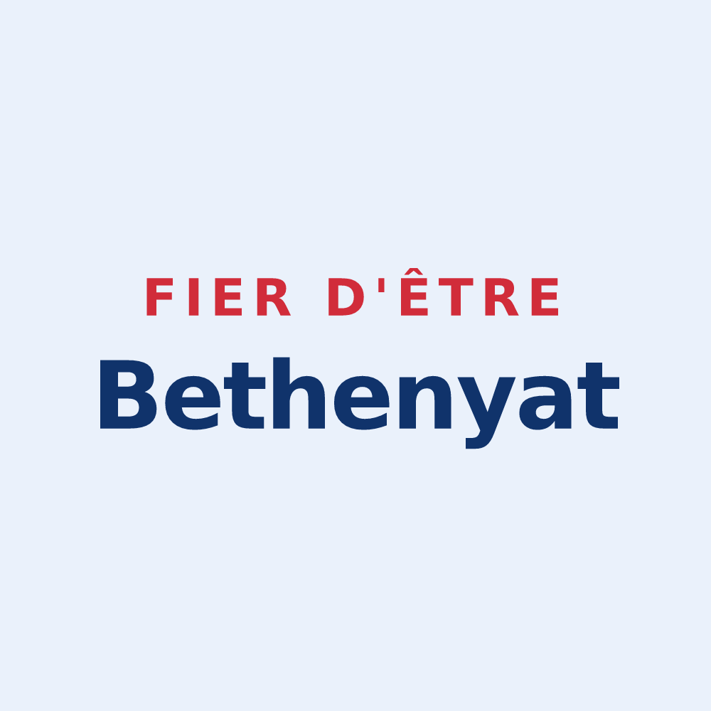 Sticker « Fier d'être Bethenyat » — design pour Bétheny