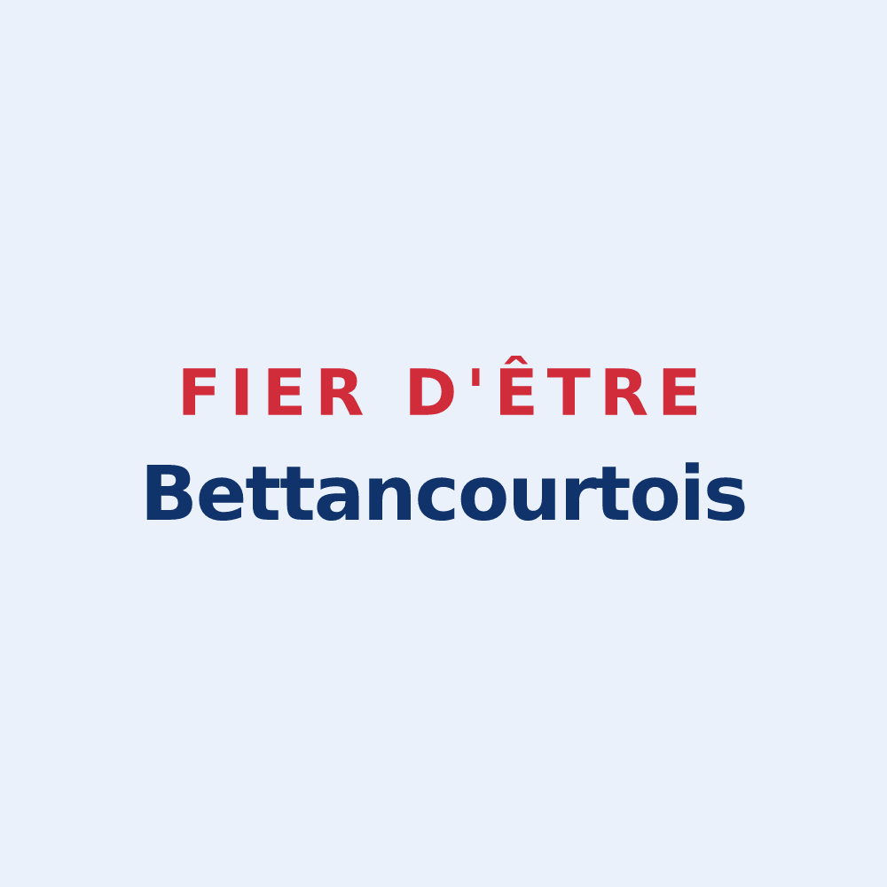 Sticker « Fier d'être Bettancourtois » — design pour Bettancourt-la-Ferrée