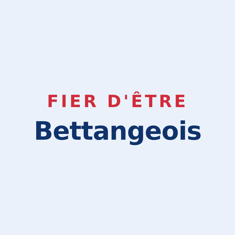 Sticker « Fier d'être Bettangeois » — design pour Bettange