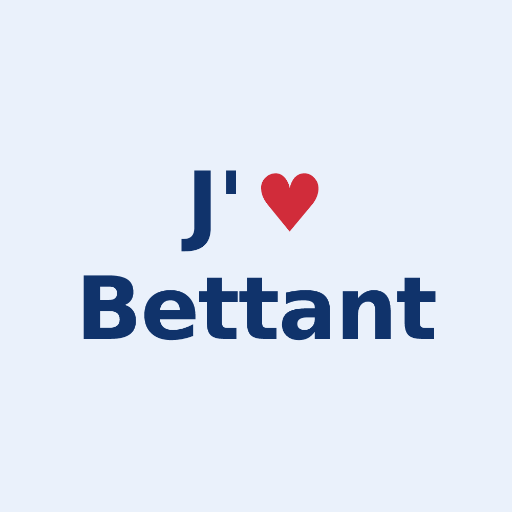 Sticker personnalisé Bettant — design J'aime Bettant