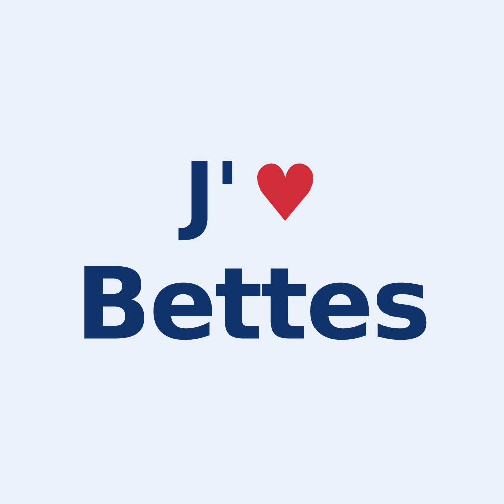Sticker personnalisé Bettes — design J'aime Bettes