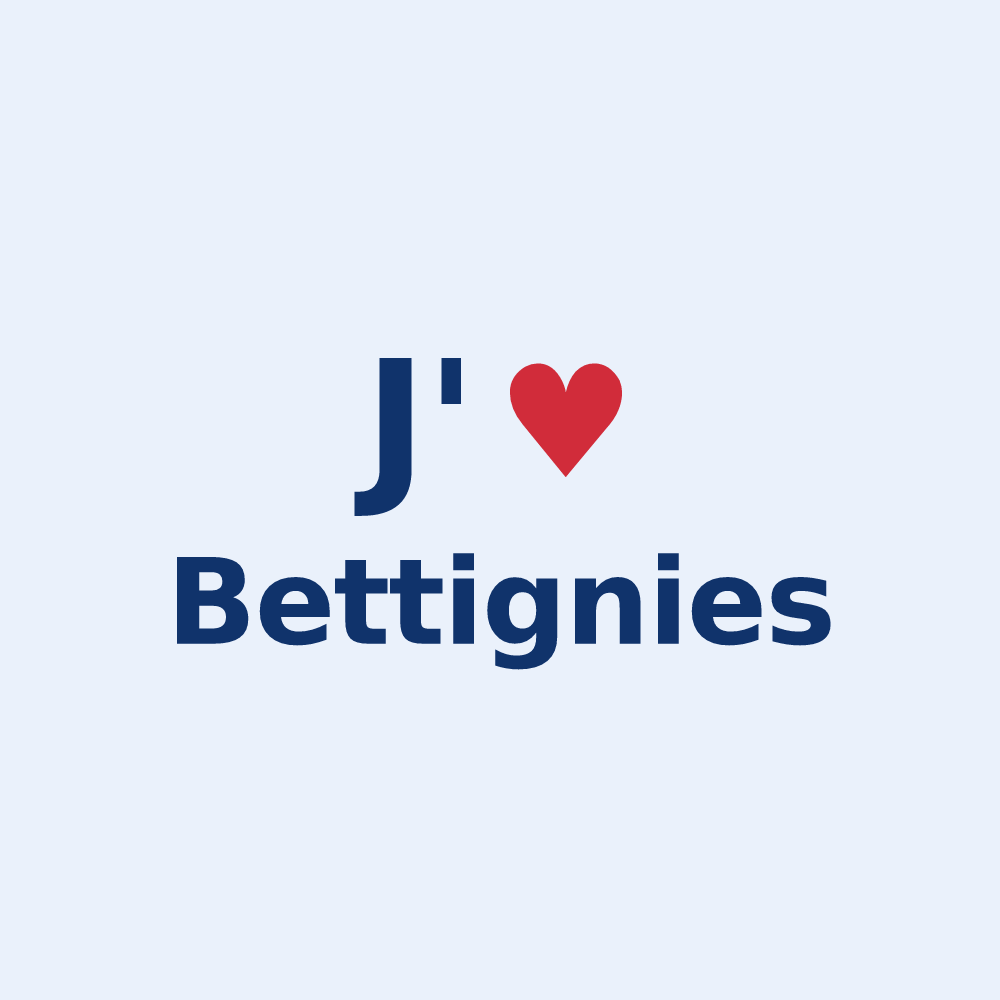 Sticker personnalisé Bettignies — design J'aime Bettignies