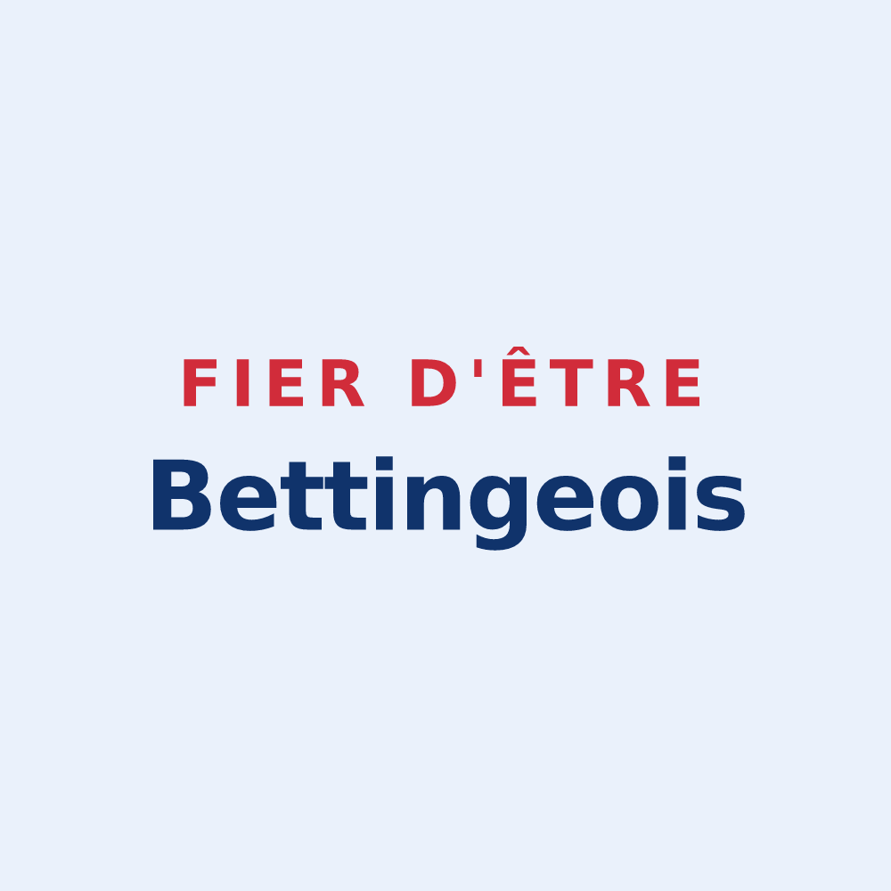 Sticker « Fier d'être Bettingeois » — design pour Betting