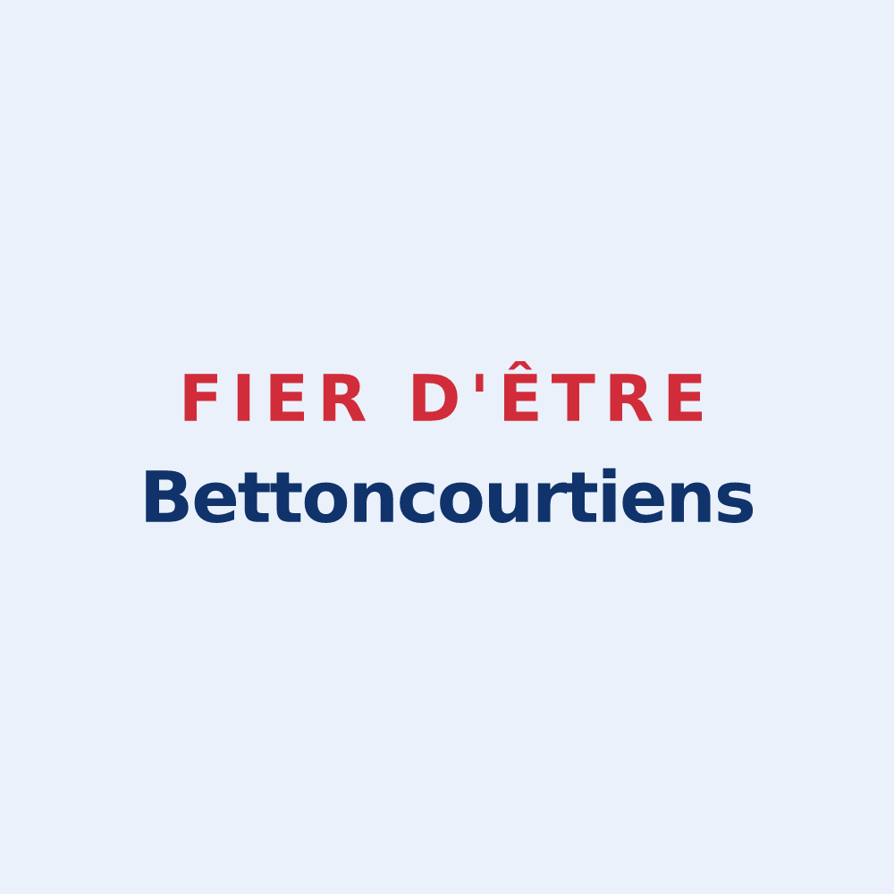 Sticker « Fier d'être Bettoncourtiens » — design pour Bettoncourt