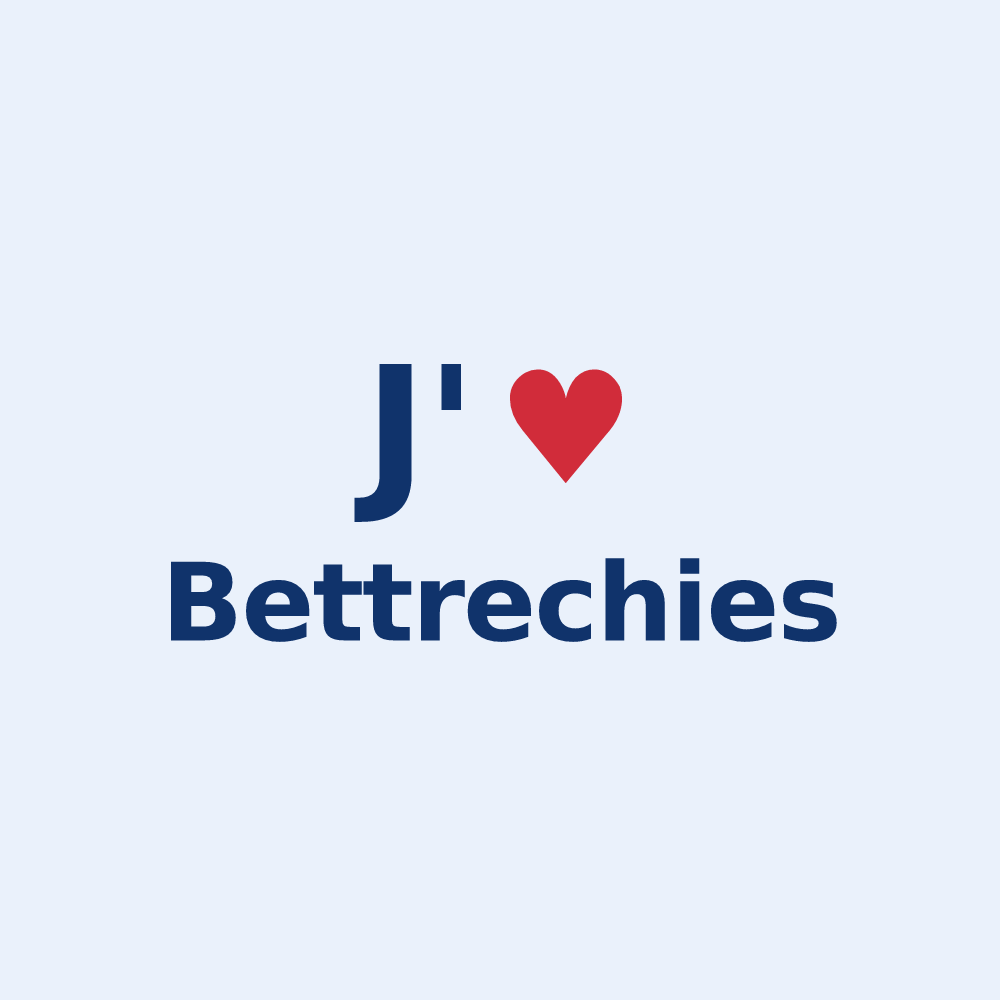 Sticker personnalisé Bettrechies — design J'aime Bettrechies