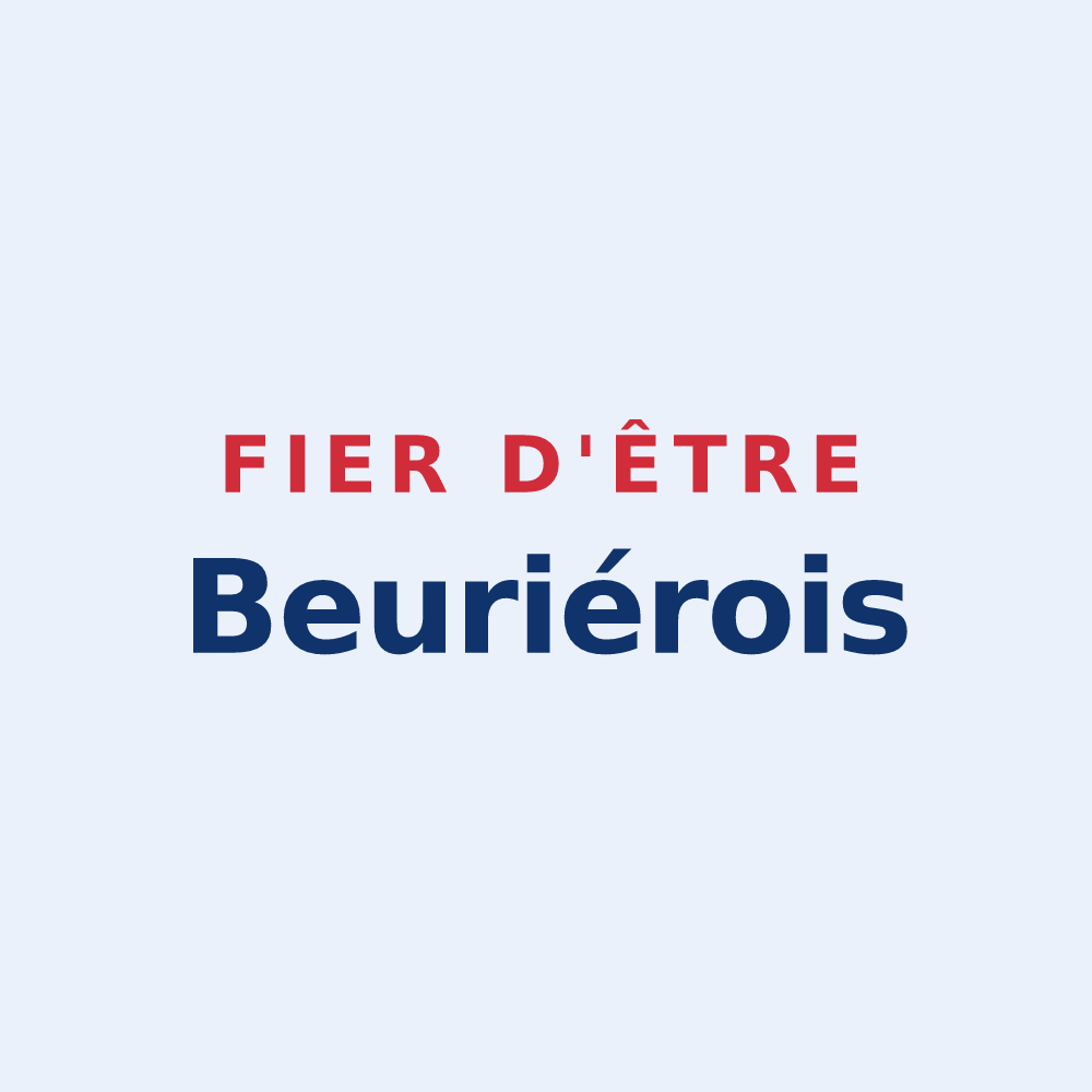 Sticker « Fier d'être Beuriérois » — design pour Beurières