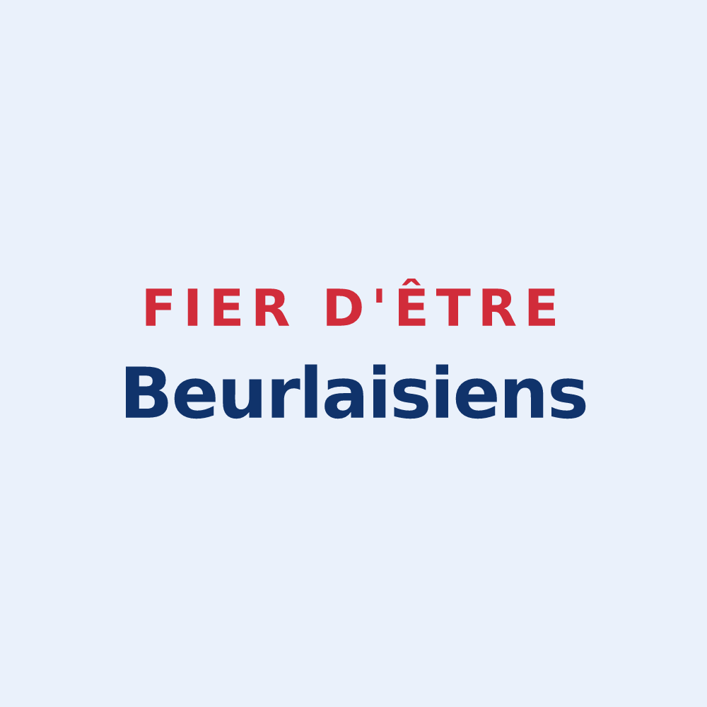 Sticker « Fier d'être Beurlaisiens » — design pour Beurlay