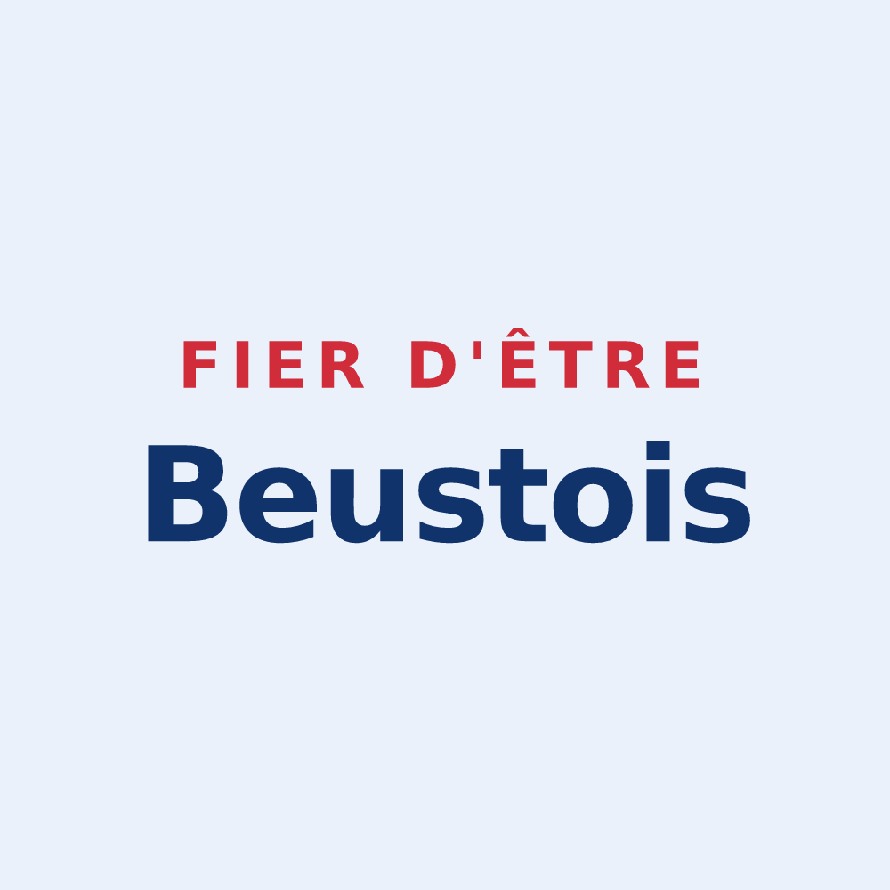 Sticker « Fier d'être Beustois » — design pour Beuste