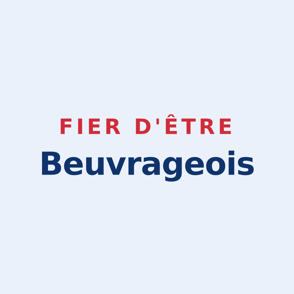 Sticker « Fier d'être Beuvrageois » — design pour Beuvrages