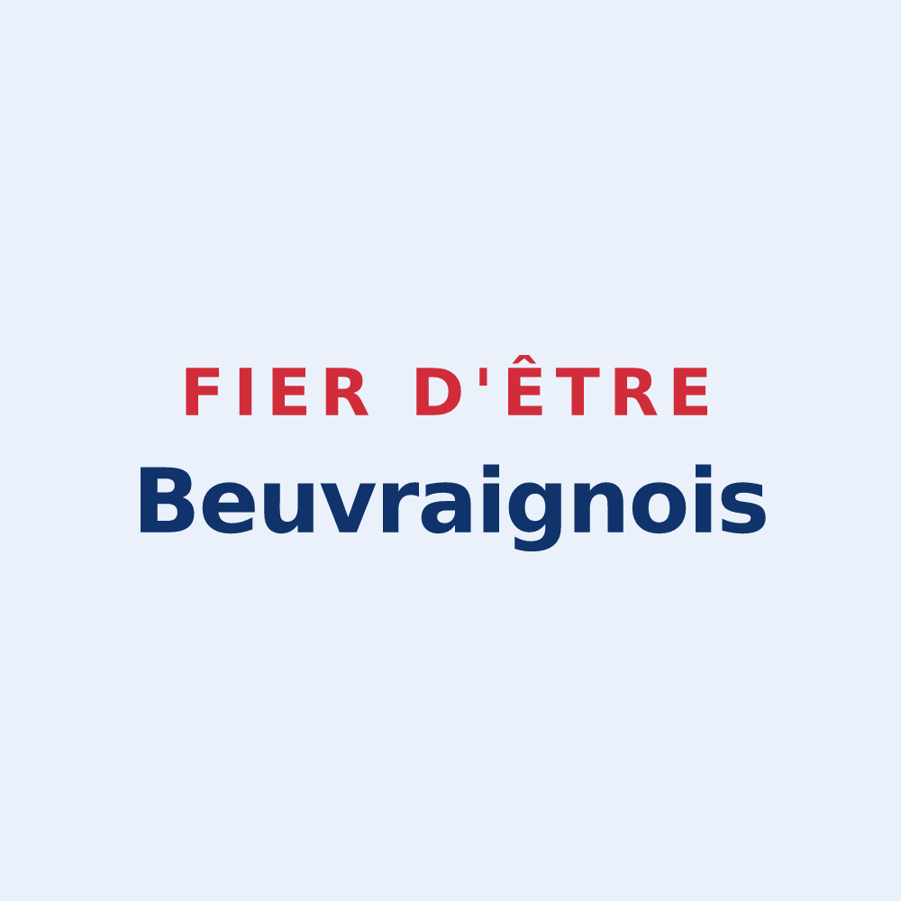 Sticker « Fier d'être Beuvraignois » — design pour Beuvraignes