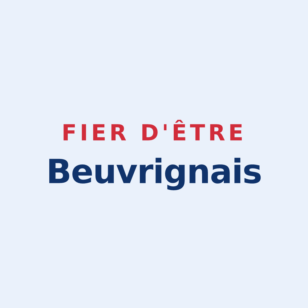 Sticker « Fier d'être Beuvrignais » — design pour Beuvrigny