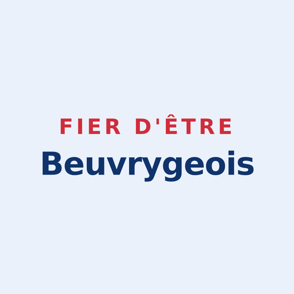 Sticker « Fier d'être Beuvrygeois » — design pour Beuvry