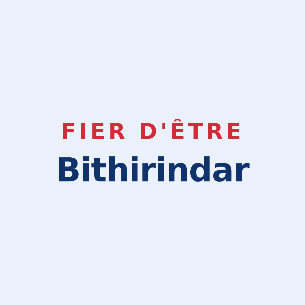 Sticker « Fier d'être Bithirindar » — design pour Beyrie-sur-Joyeuse