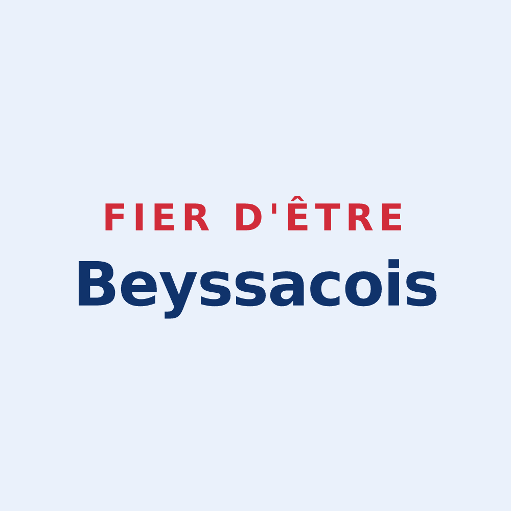 Sticker « Fier d'être Beyssacois » — design pour Beyssac