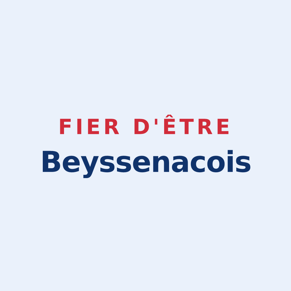 Sticker « Fier d'être Beyssenacois » — design pour Beyssenac