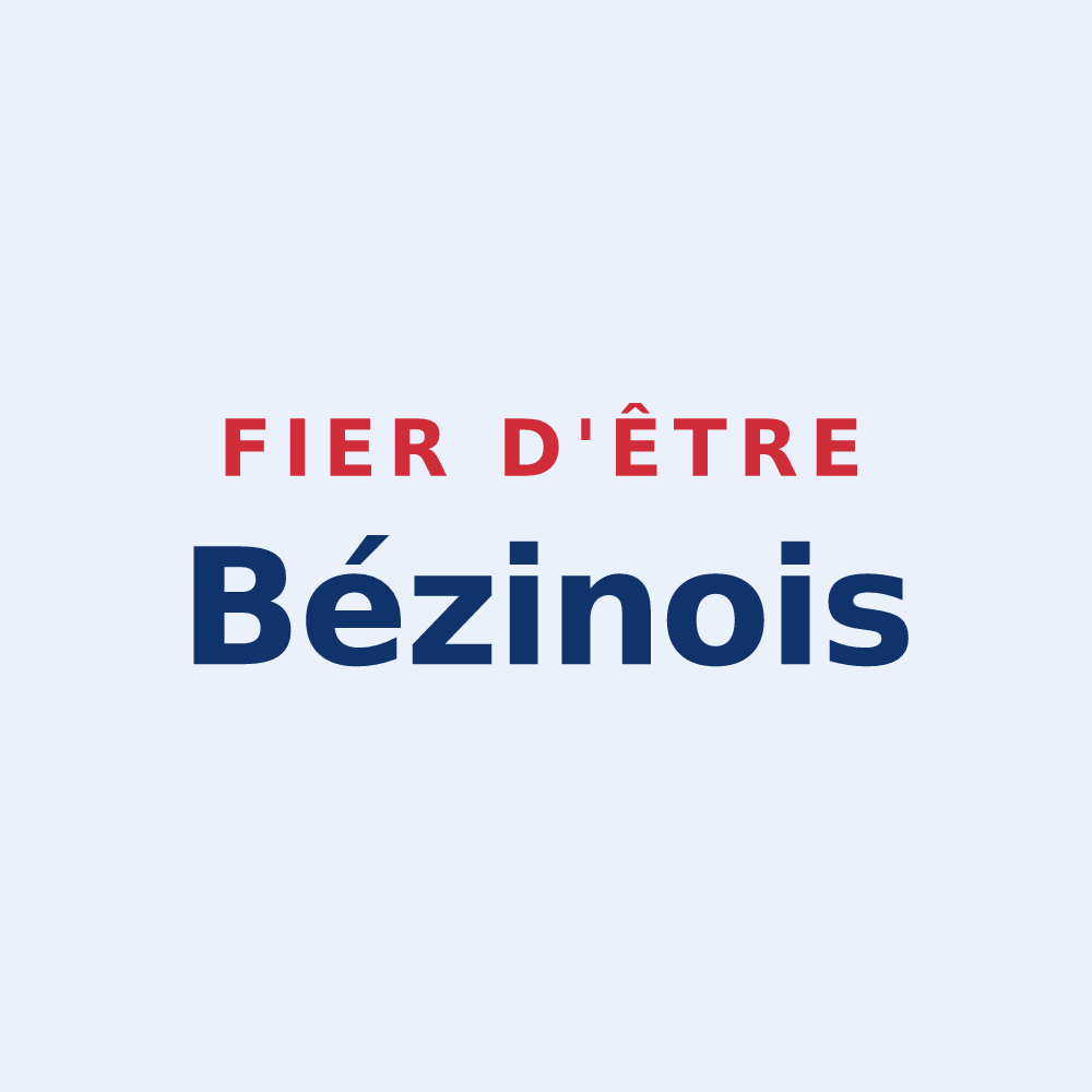 Sticker « Fier d'être Bézinois » — design pour Bezins-Garraux