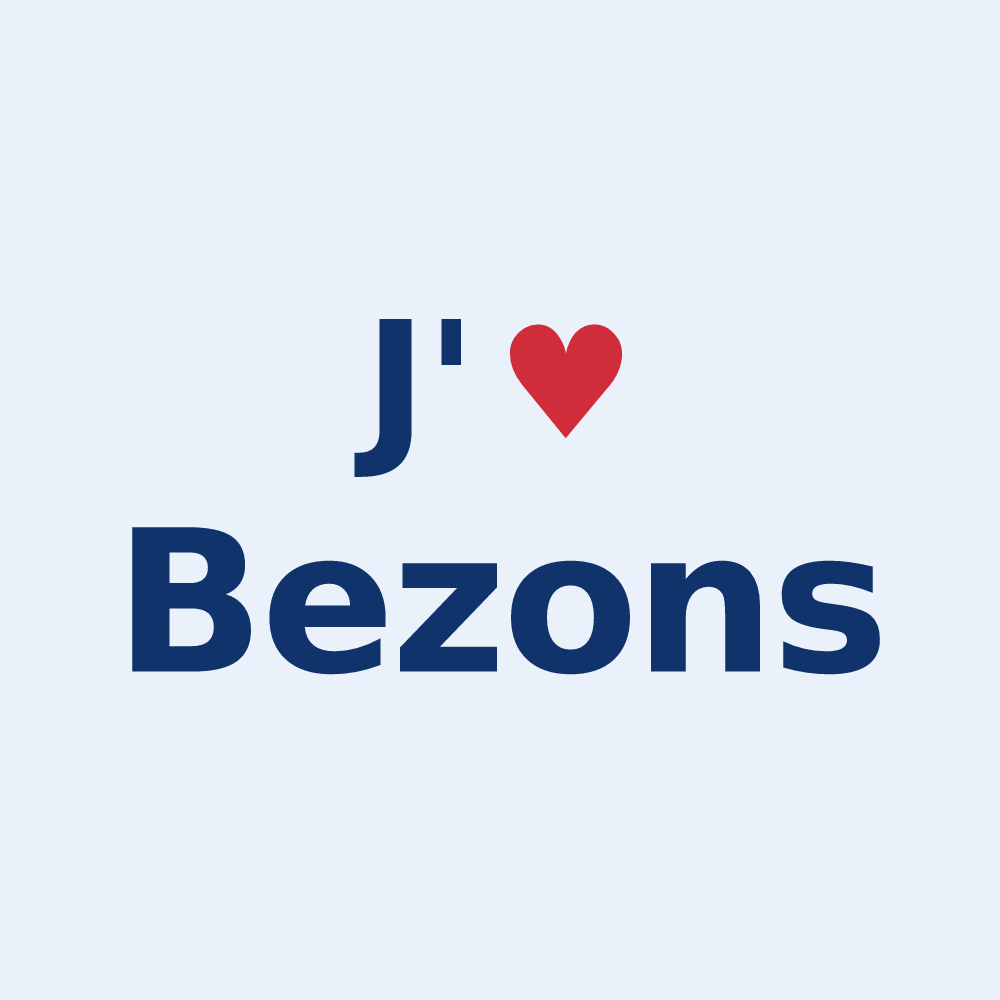 Sticker personnalisé Bezons — design J'aime Bezons