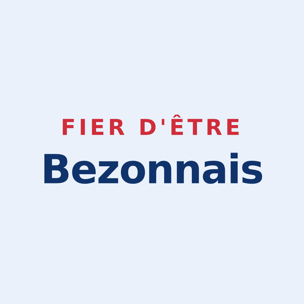 Sticker « Fier d'être Bezonnais » — design pour Bezons