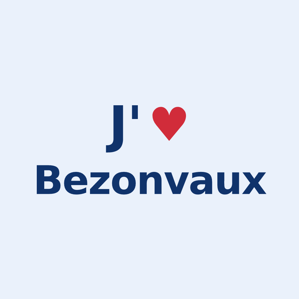Sticker personnalisé Bezonvaux — design J'aime Bezonvaux