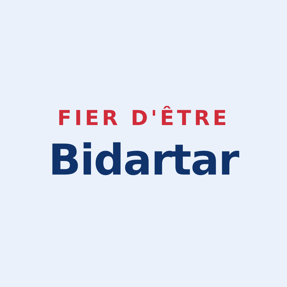 Sticker « Fier d'être Bidartar » — design pour Bidart