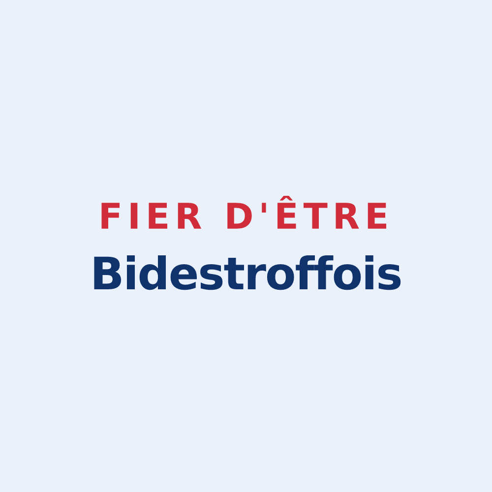 Sticker « Fier d'être Bidestroffois » — design pour Bidestroff