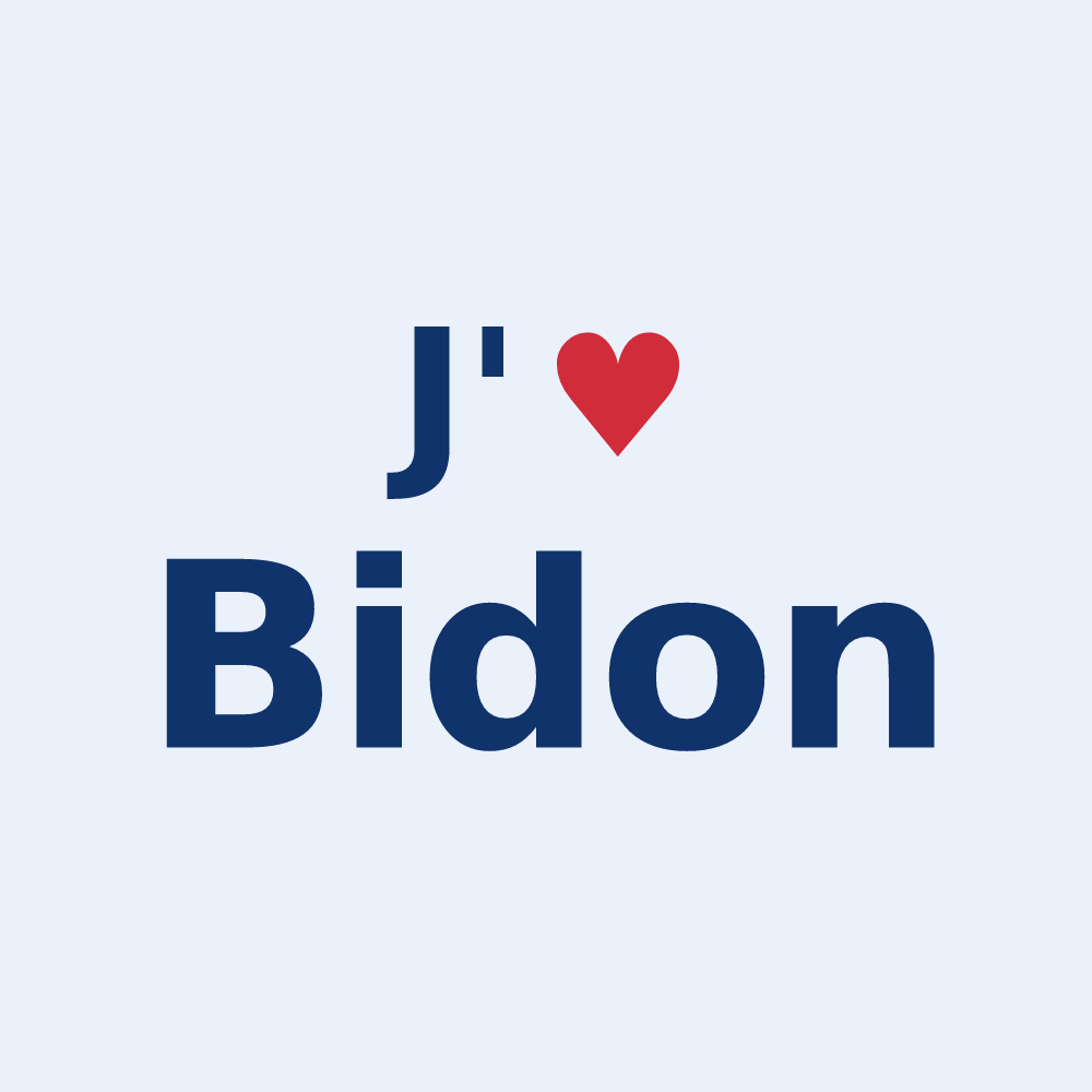 Sticker personnalisé Bidon — design J'aime Bidon