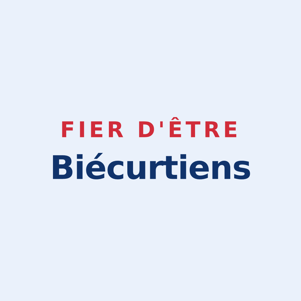 Sticker « Fier d'être Biécurtiens » — design pour Biécourt