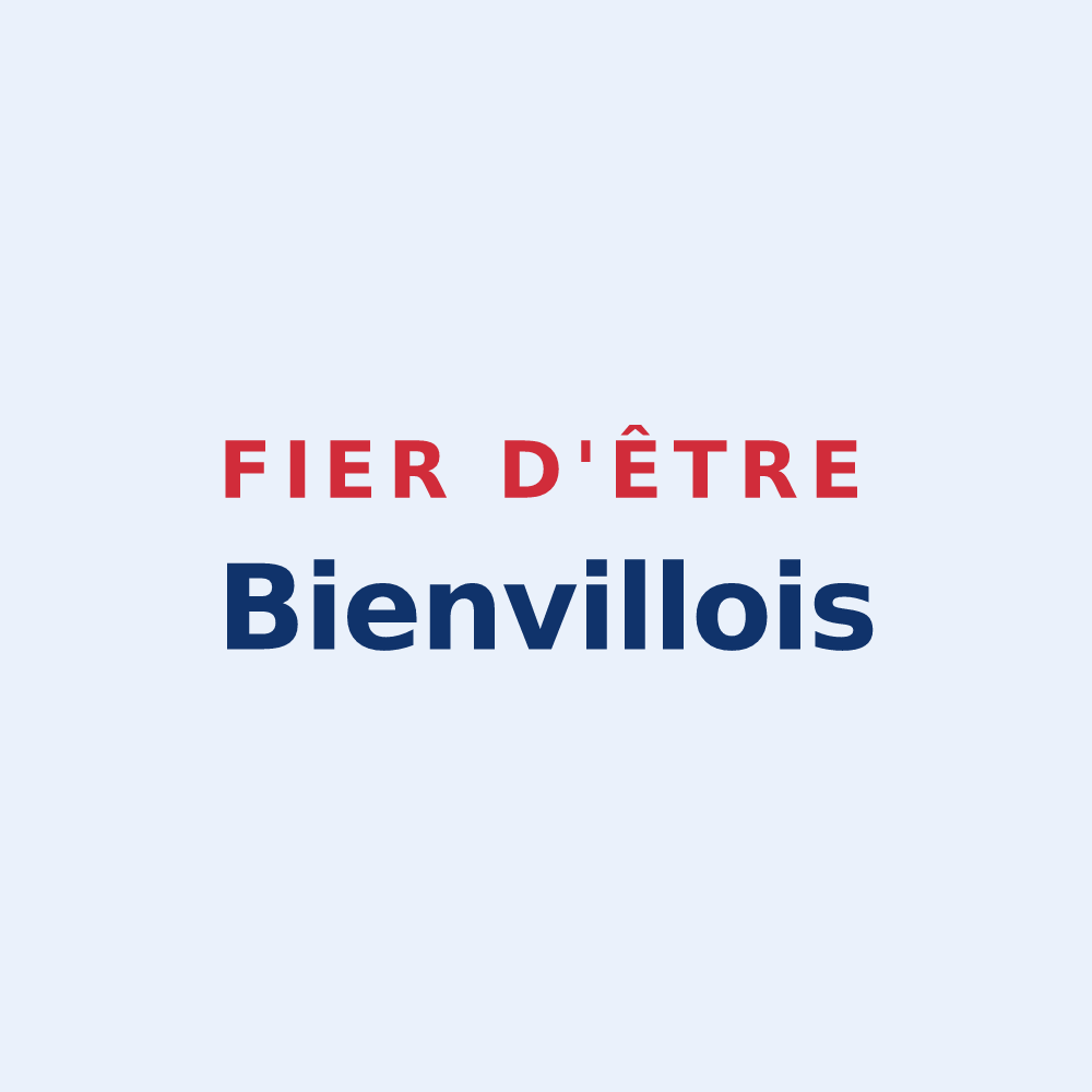 Sticker « Fier d'être Bienvillois » — design pour Bienville-la-Petite