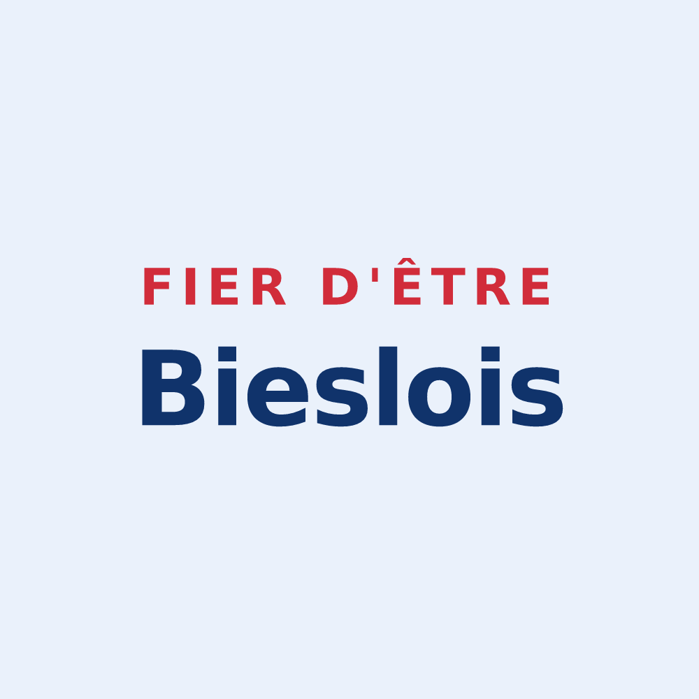 Sticker « Fier d'être Bieslois » — design pour Biesles