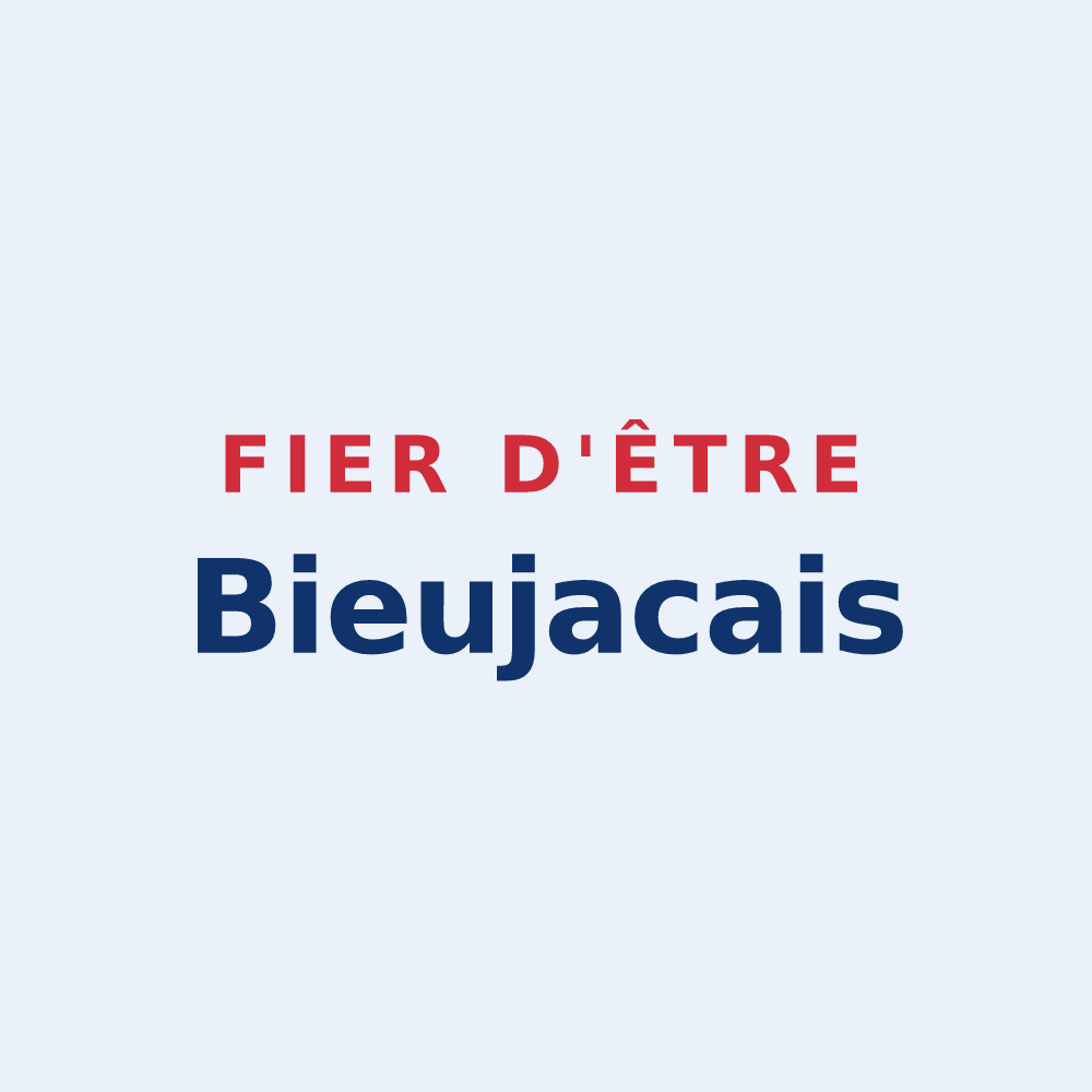 Sticker « Fier d'être Bieujacais » — design pour Bieujac