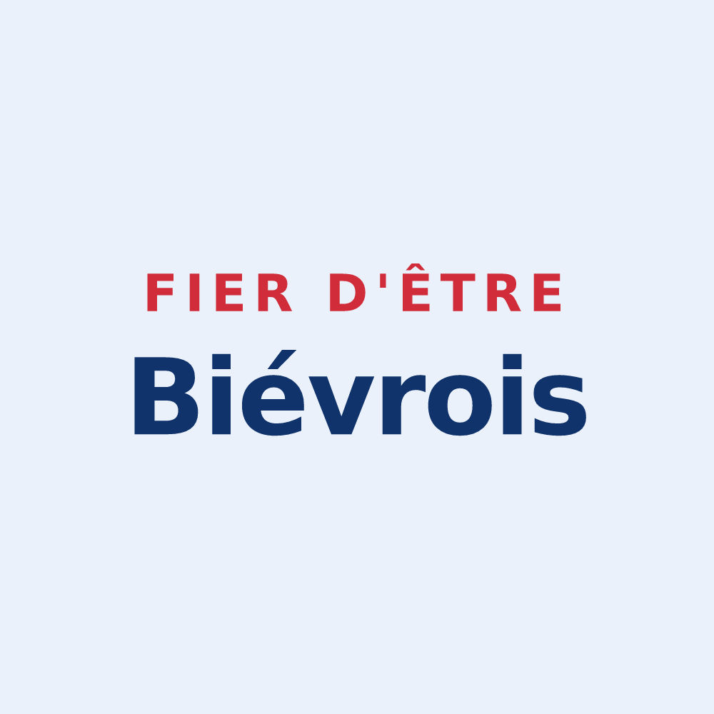 Sticker « Fier d'être Biévrois » — design pour Bièvres
