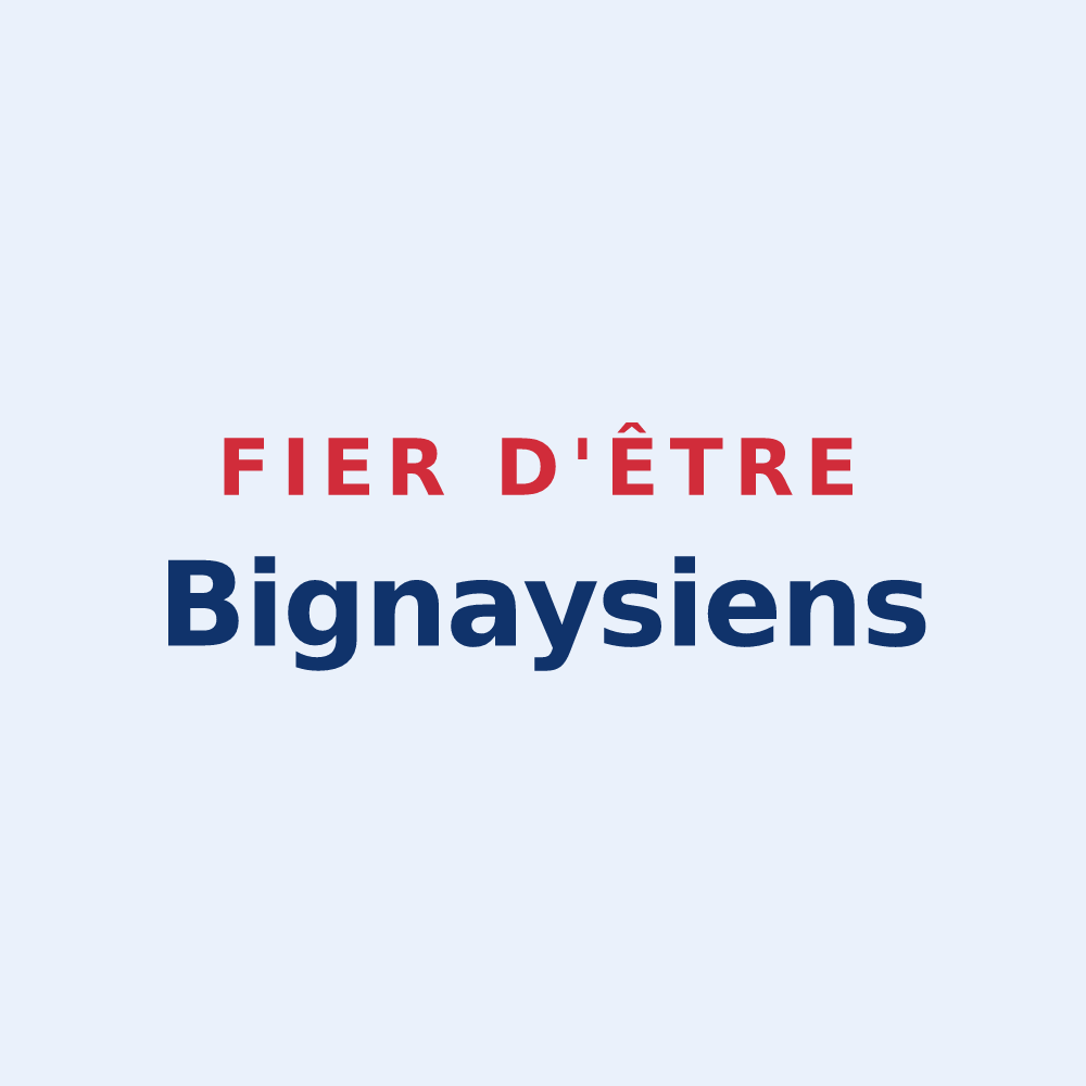 Sticker « Fier d'être Bignaysiens » — design pour Bignay