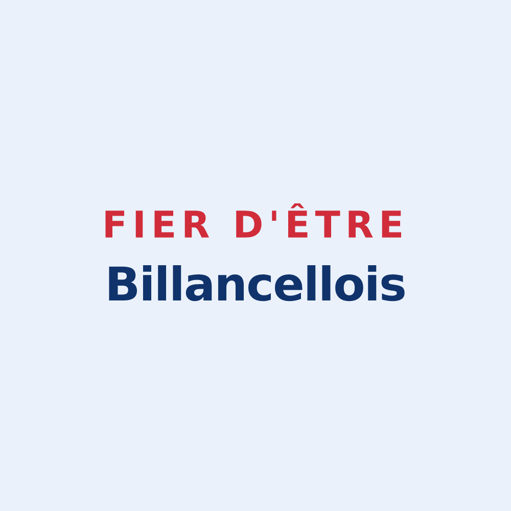 Sticker « Fier d'être Billancellois » — design pour Billancelles
