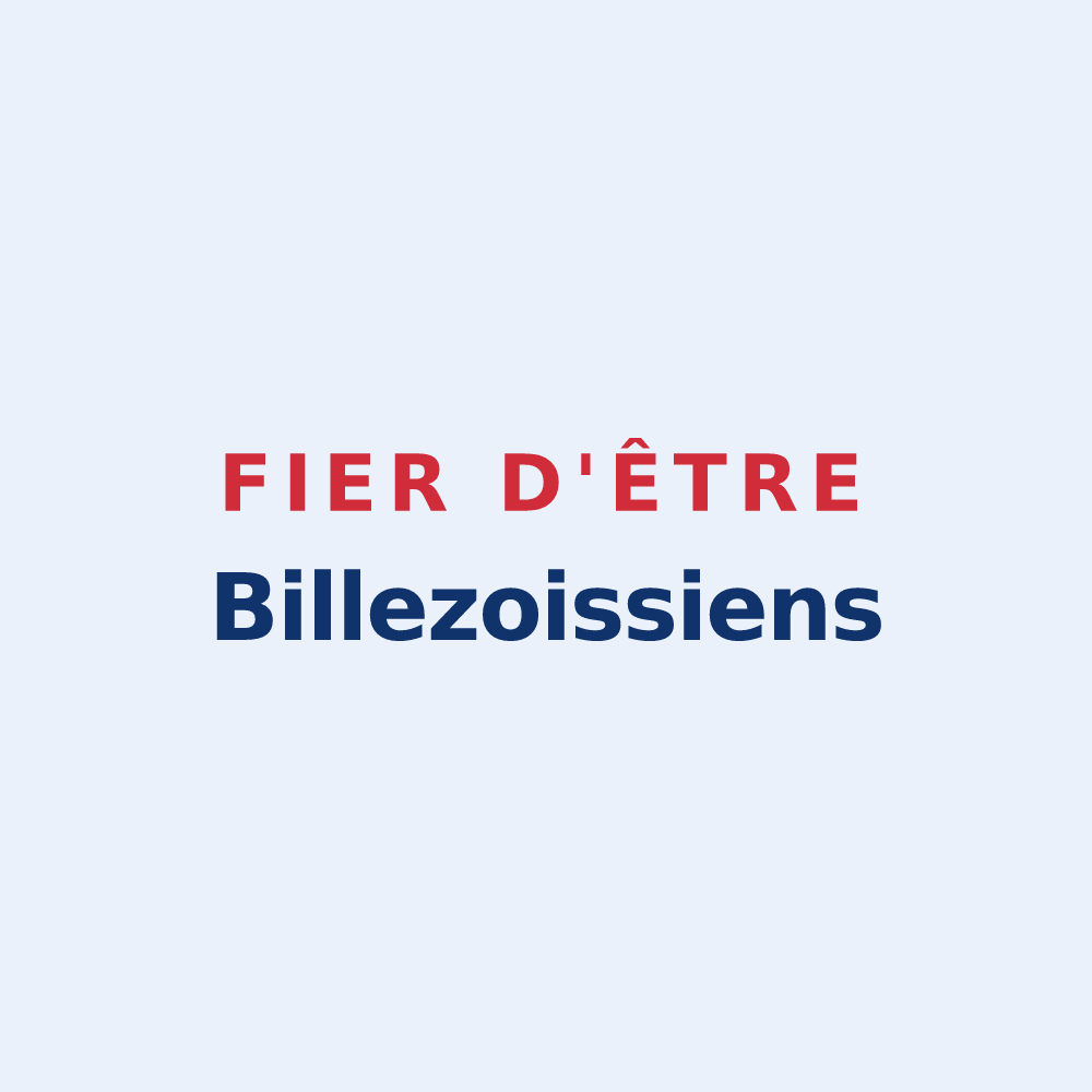 Sticker « Fier d'être Billezoissiens » — design pour Billezois