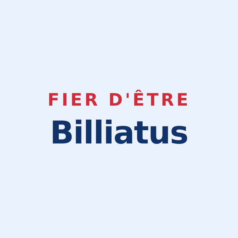 Sticker « Fier d'être Billiatus » — design pour Billiat