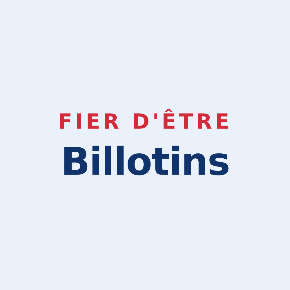 Sticker « Fier d'être Billotins » — design pour Billy-le-Grand