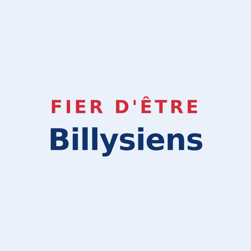 Sticker « Fier d'être Billysiens » — design pour Billy-sur-Aisne