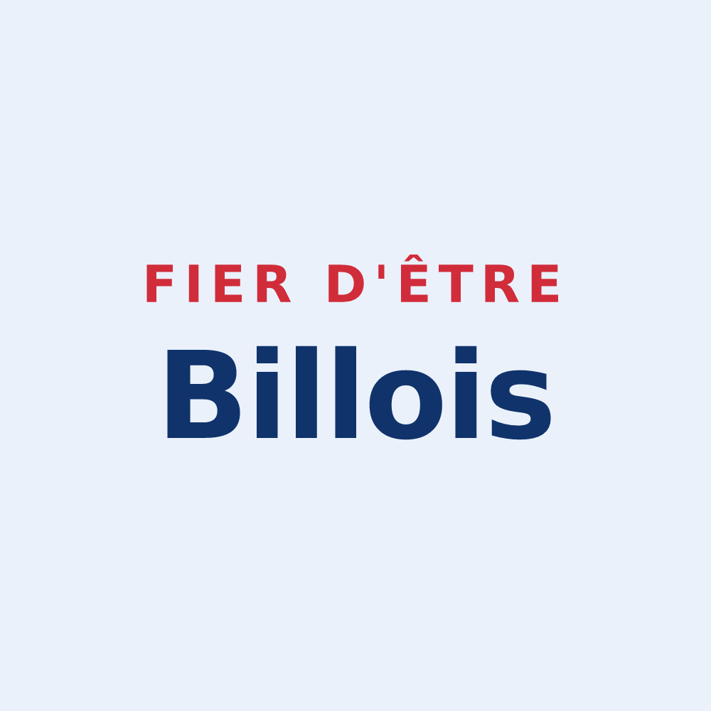 Sticker « Fier d'être Billois » — design pour Billy