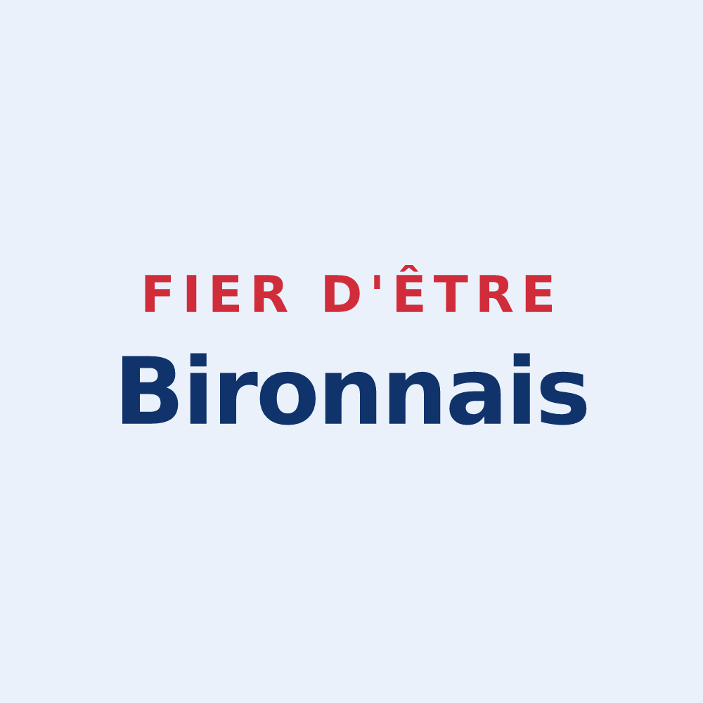Sticker « Fier d'être Bironnais » — design pour Biron