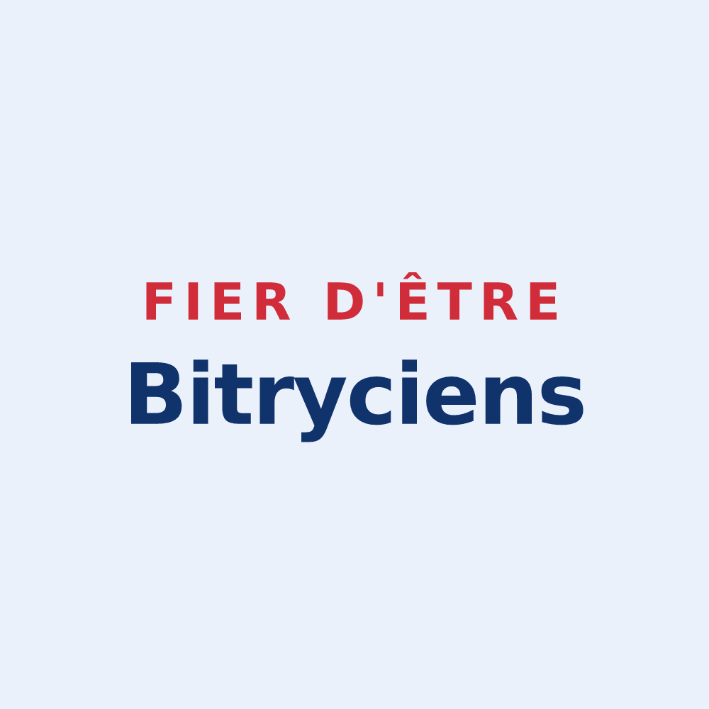 Sticker « Fier d'être Bitryciens » — design pour Bitry