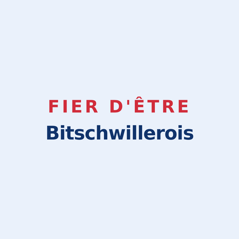 Sticker « Fier d'être Bitschwillerois » — design pour Bitschwiller-lès-Thann