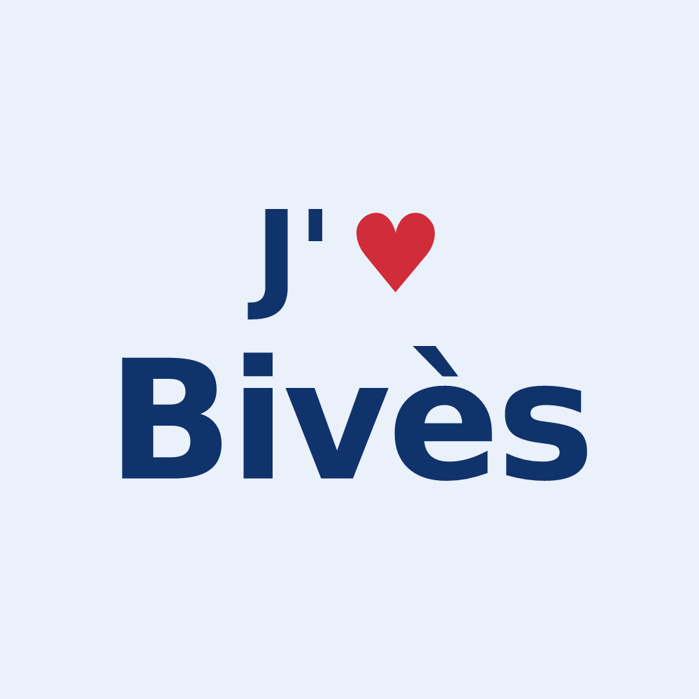 Sticker personnalisé Bivès — design J'aime Bivès