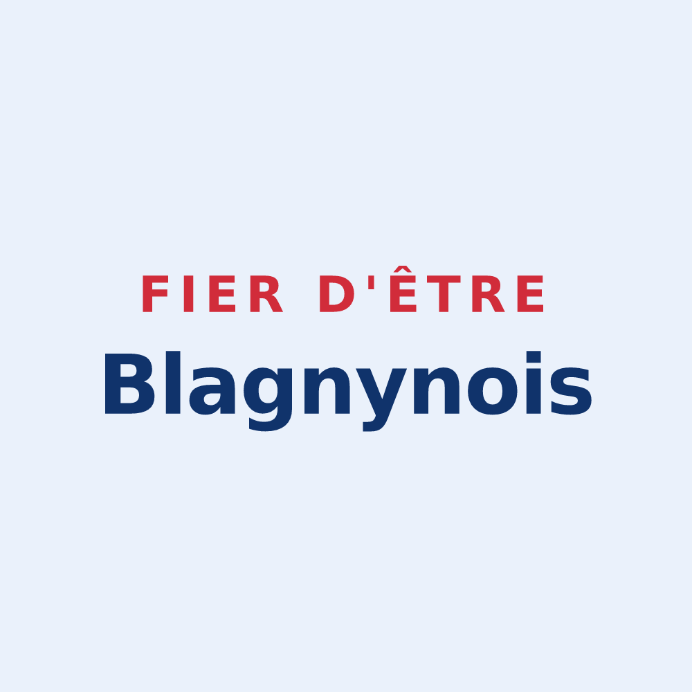 Sticker « Fier d'être Blagnynois » — design pour Blagny