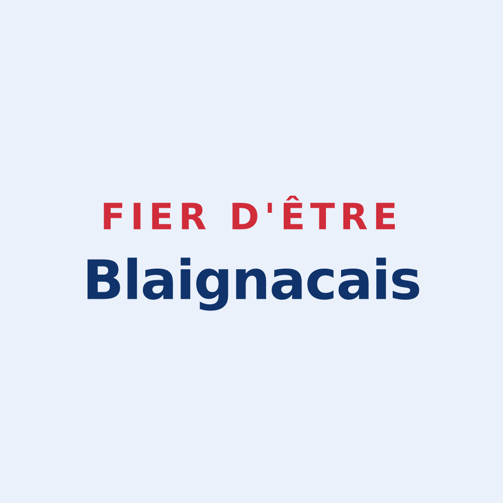 Sticker « Fier d'être Blaignacais » — design pour Blaignac