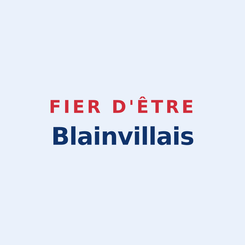 Sticker « Fier d'être Blainvillais » — design pour Blainville-Crevon