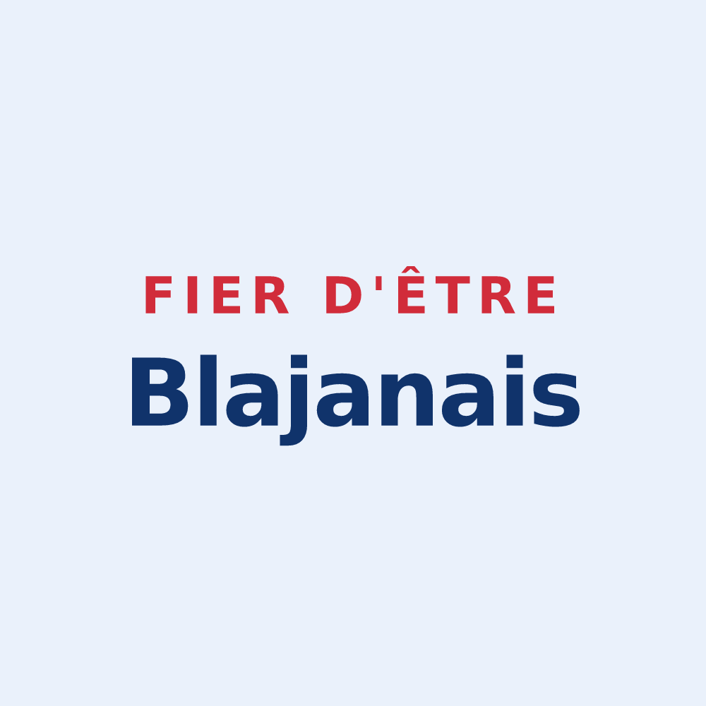 Sticker « Fier d'être Blajanais » — design pour Blajan