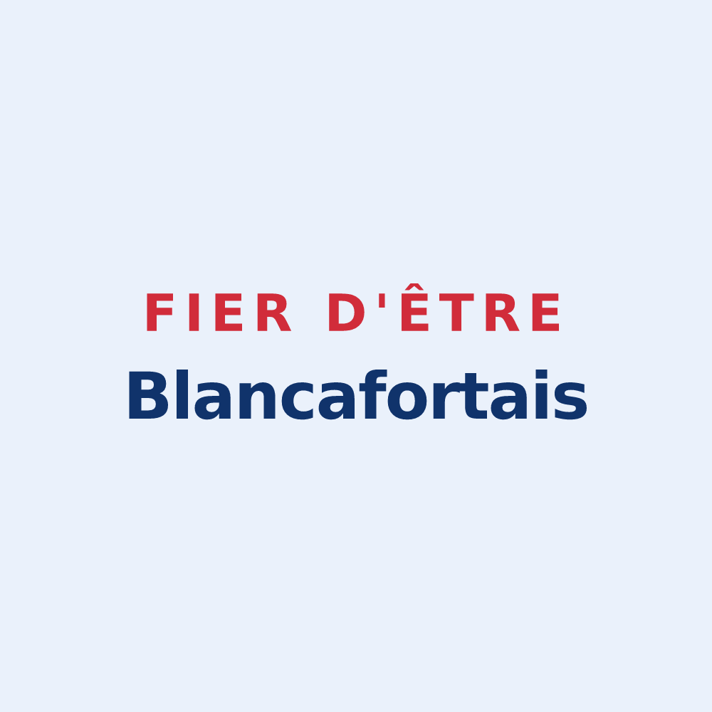 Sticker « Fier d'être Blancafortais » — design pour Blancafort