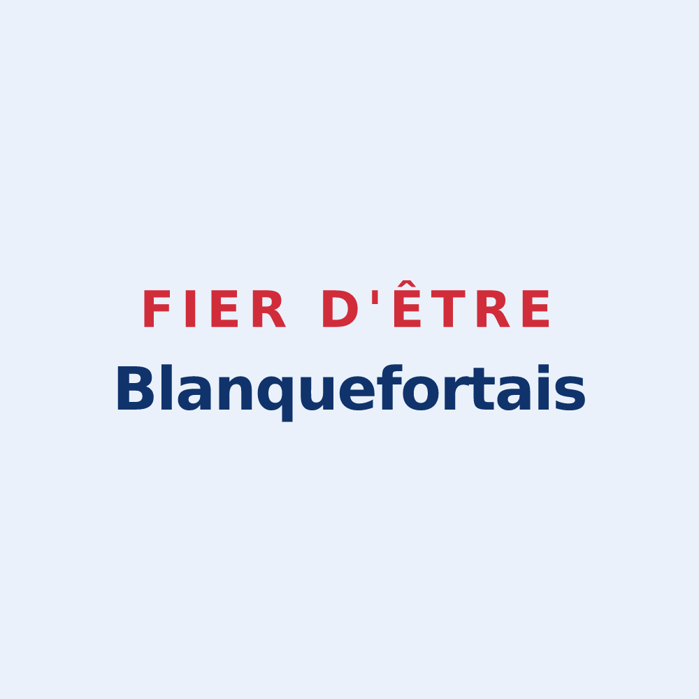 Sticker « Fier d'être Blanquefortais » — design pour Blanquefort