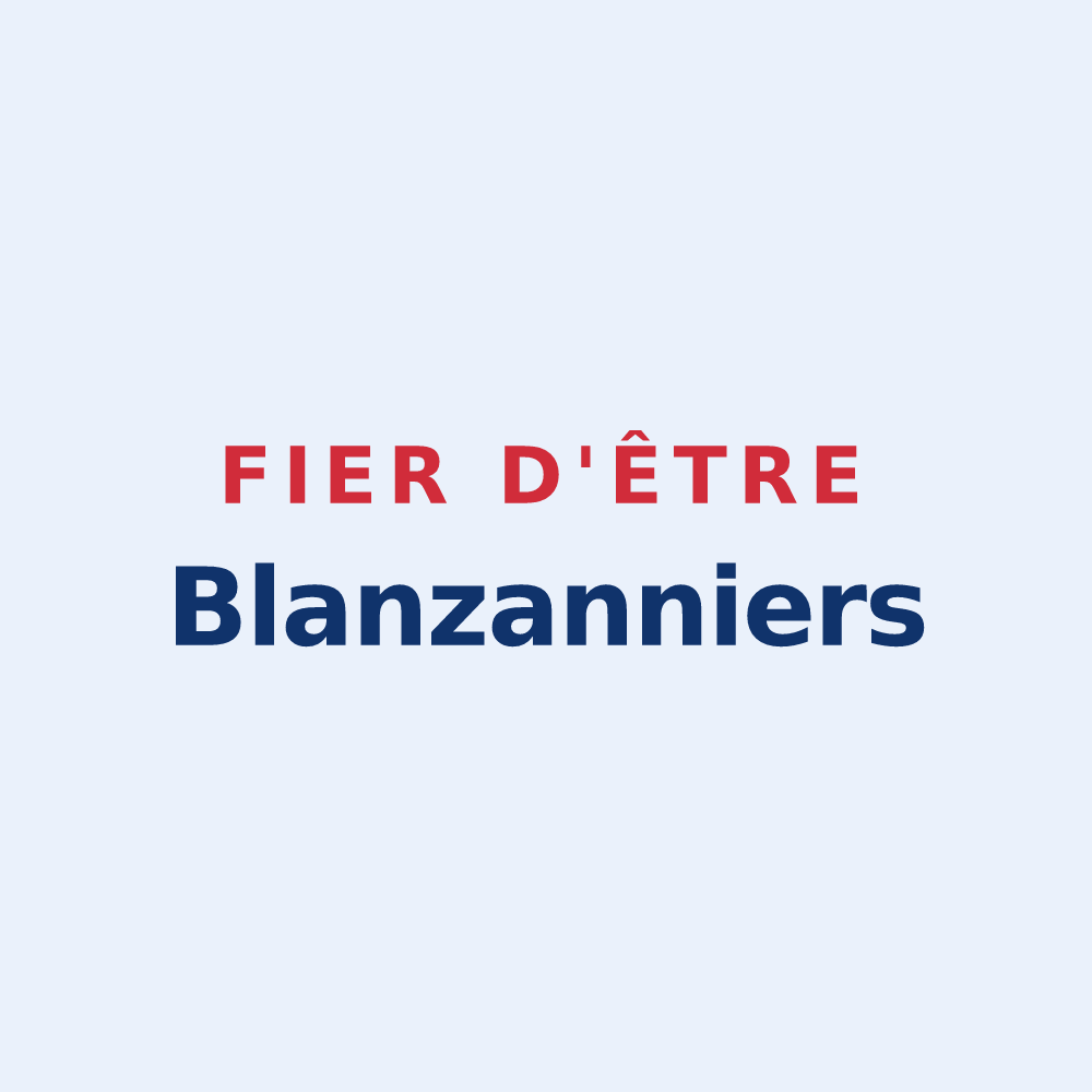 Sticker « Fier d'être Blanzanniers » — design pour Blanzac